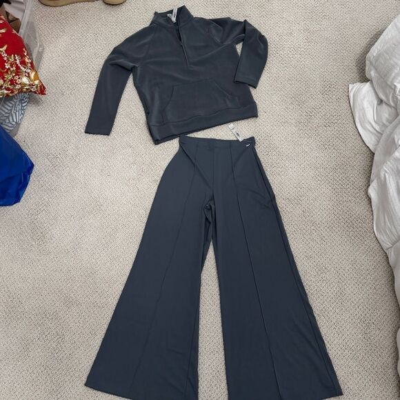 VSX Victoria’s Secret Sport 2 pc BUNDLE! – Half Zip Pullover + Wide Leg Pants-S - Picture 2 of 15
